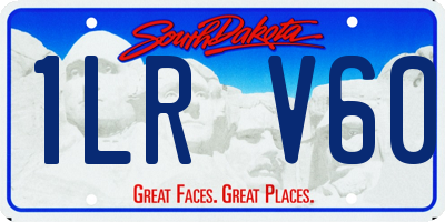 SD license plate 1LRV60