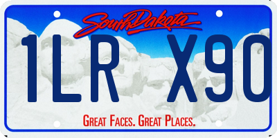 SD license plate 1LRX90