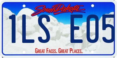 SD license plate 1LSE05