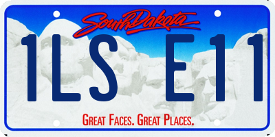 SD license plate 1LSE11
