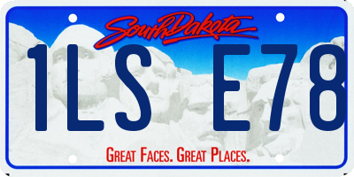 SD license plate 1LSE78