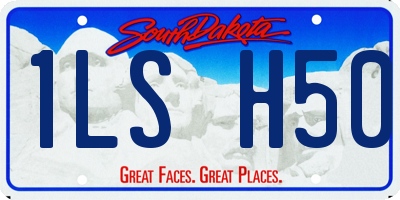 SD license plate 1LSH50