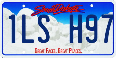 SD license plate 1LSH97