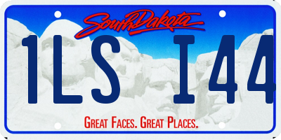 SD license plate 1LSI44