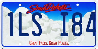 SD license plate 1LSI84
