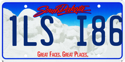 SD license plate 1LSI86