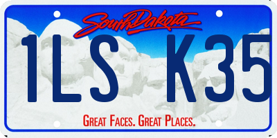 SD license plate 1LSK35