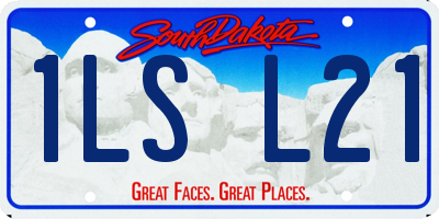 SD license plate 1LSL21
