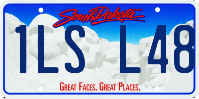 SD license plate 1LSL48