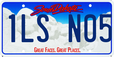 SD license plate 1LSN05