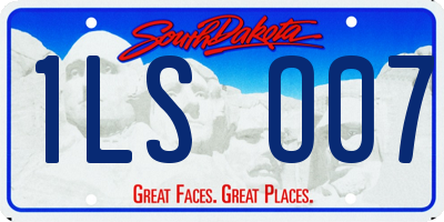 SD license plate 1LSO07