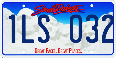 SD license plate 1LSO32