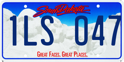 SD license plate 1LSO47