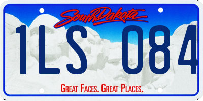 SD license plate 1LSO84