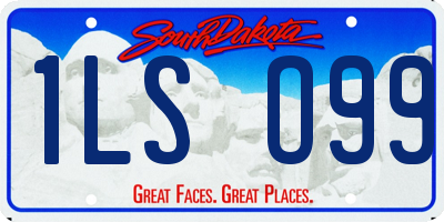 SD license plate 1LSO99
