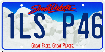SD license plate 1LSP46