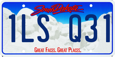 SD license plate 1LSQ31