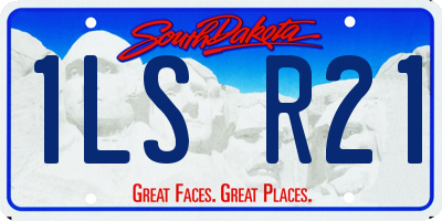 SD license plate 1LSR21