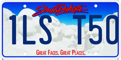 SD license plate 1LST50