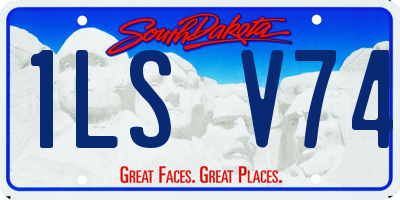 SD license plate 1LSV74