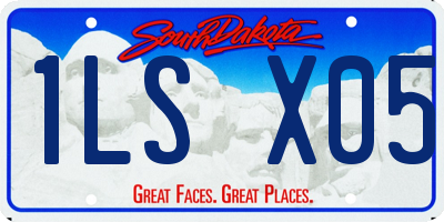 SD license plate 1LSX05