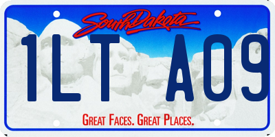 SD license plate 1LTA09