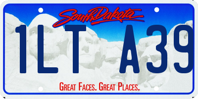SD license plate 1LTA39