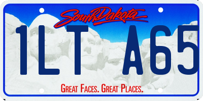 SD license plate 1LTA65