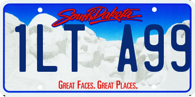 SD license plate 1LTA99