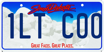 SD license plate 1LTC00