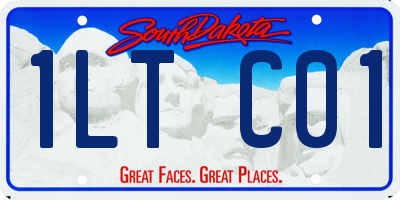 SD license plate 1LTC01