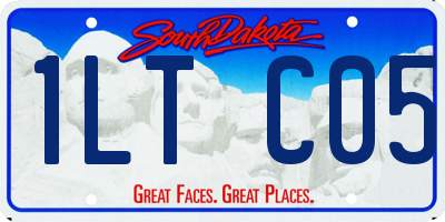 SD license plate 1LTC05