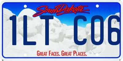 SD license plate 1LTC06
