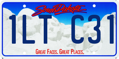 SD license plate 1LTC31