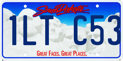 SD license plate 1LTC53