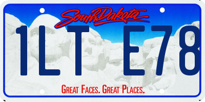 SD license plate 1LTE78
