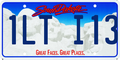 SD license plate 1LTI13
