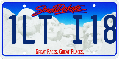 SD license plate 1LTI18