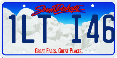 SD license plate 1LTI46