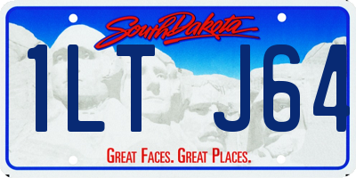 SD license plate 1LTJ64