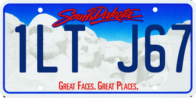 SD license plate 1LTJ67