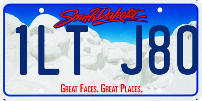 SD license plate 1LTJ80