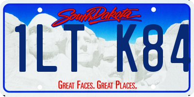 SD license plate 1LTK84