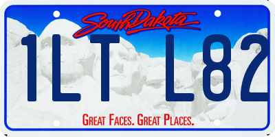 SD license plate 1LTL82
