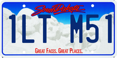 SD license plate 1LTM51