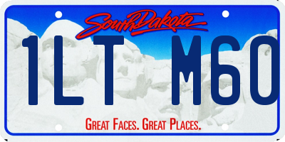 SD license plate 1LTM60