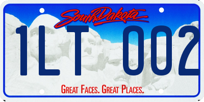 SD license plate 1LTO02