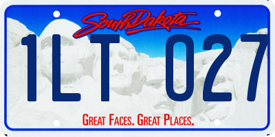 SD license plate 1LTO27