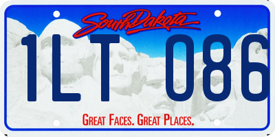 SD license plate 1LTO86