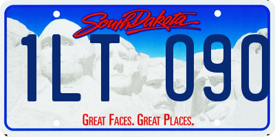 SD license plate 1LTO90